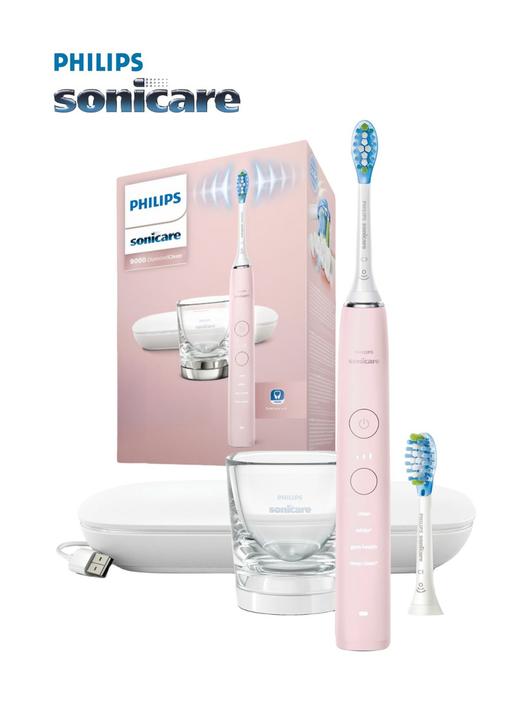 Philips Электрическая зубная щетка Sonicare DiamondClean, HX9912 ...