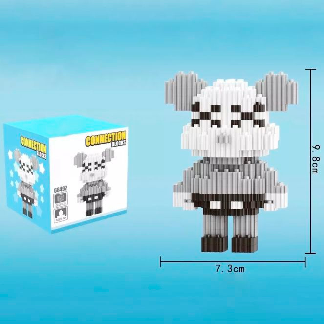 Конструктор 3D фигурка Мишка 68492, 262 дет. #1