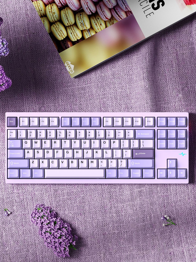 Механическая клавиатура (WOB) Wobkey Crush 80 Reboot Pro Purple