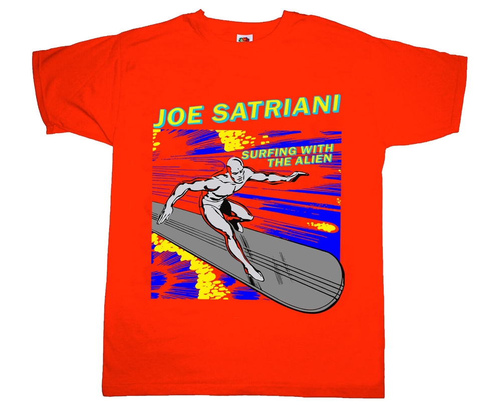 Футболка Футболка JOE SATRIANI SURFING WITH THE ALIEN NEW RED 1 шт #1