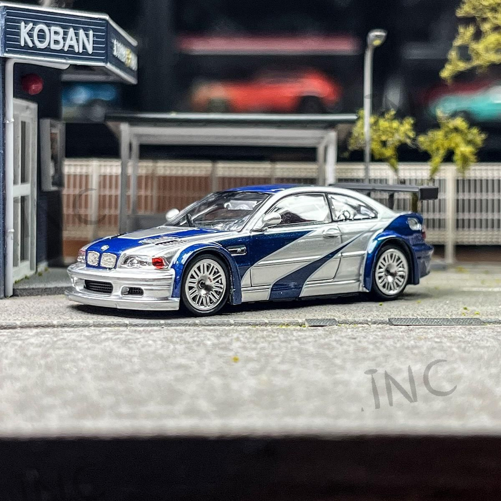 DCM 1:64 BMW M3 GTR E46 NFS Легковая модель автомобиля купить на OZON ...