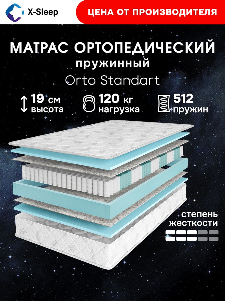 X-Sleep Матрас, Независимые пружины, 60х200 см #1