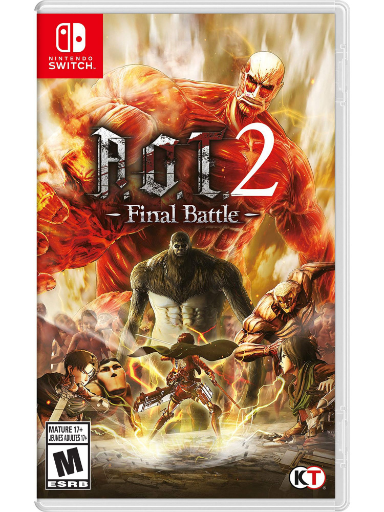 Игра Attack on Titan Final Battle Атака на Титанов Финальная Битва  (Nintendo Switch, Nintendo Switch 2, Английская версия)