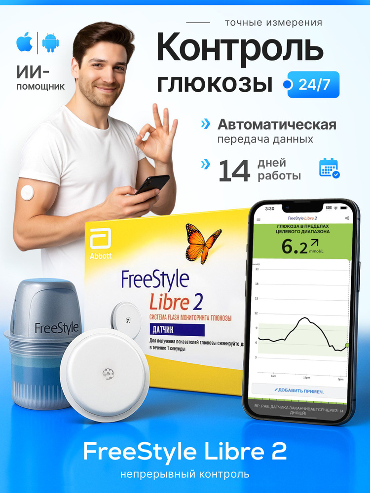 Система непрерывного мониторинга уровня глюкозы #1