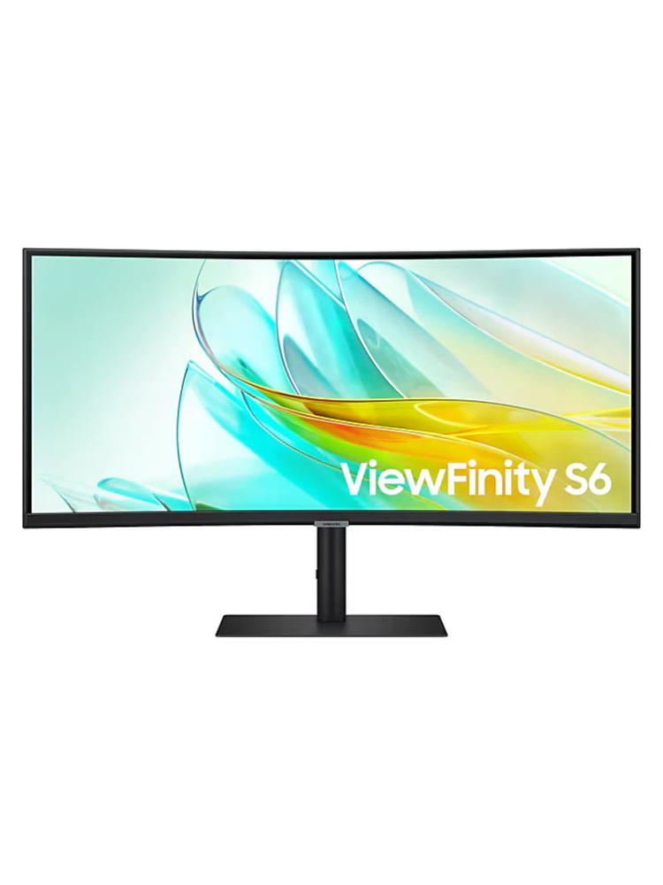 Samsung 34" Монитор ViewFinity S6 LS34C650UAIXCI UWQHD (LS34C650UAIXCI), VA, 3440x1440 Ultra WQHD, 100 #1