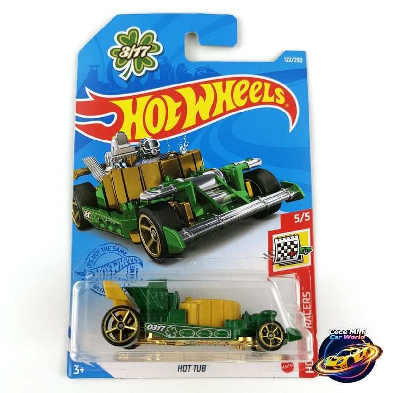 Машинка Mattel Hot Wheels 2021 C4982 Hot Tub Green #1