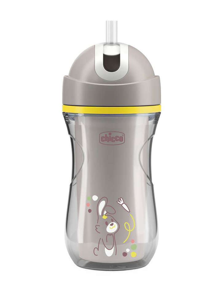 Поильник Chicco Sport Cup 14м+, серый #1