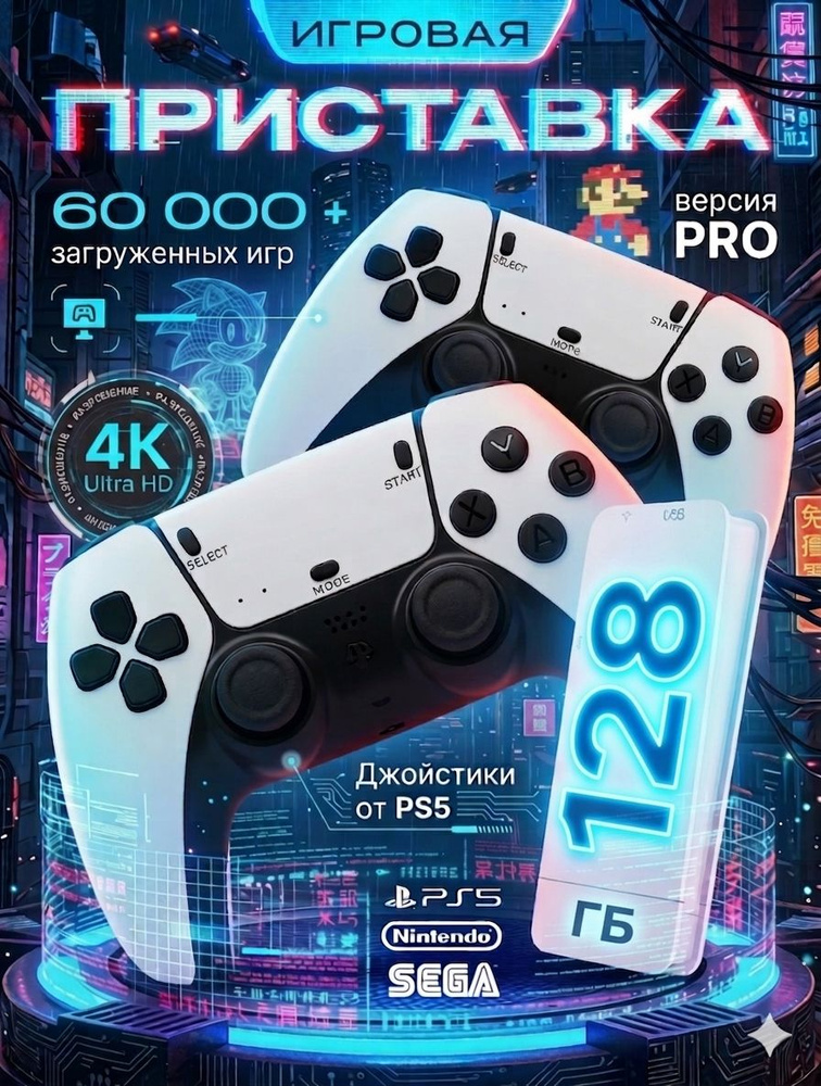 Игровая приставка для телевизора Game Stick M15 40000игр 128гб , игровая приставка для телевизора #1