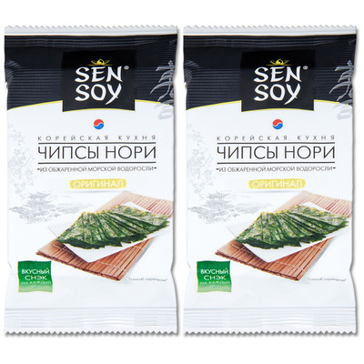 Чипсы Sen Soy нори из морских водорослей Teriyaki купить на OZON