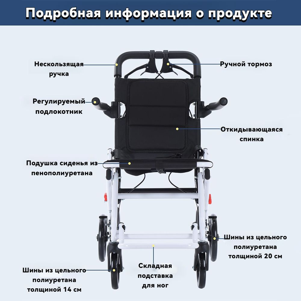 Кресло-коляска складные для инвалидов и пожилых - купить с доставкой по ...