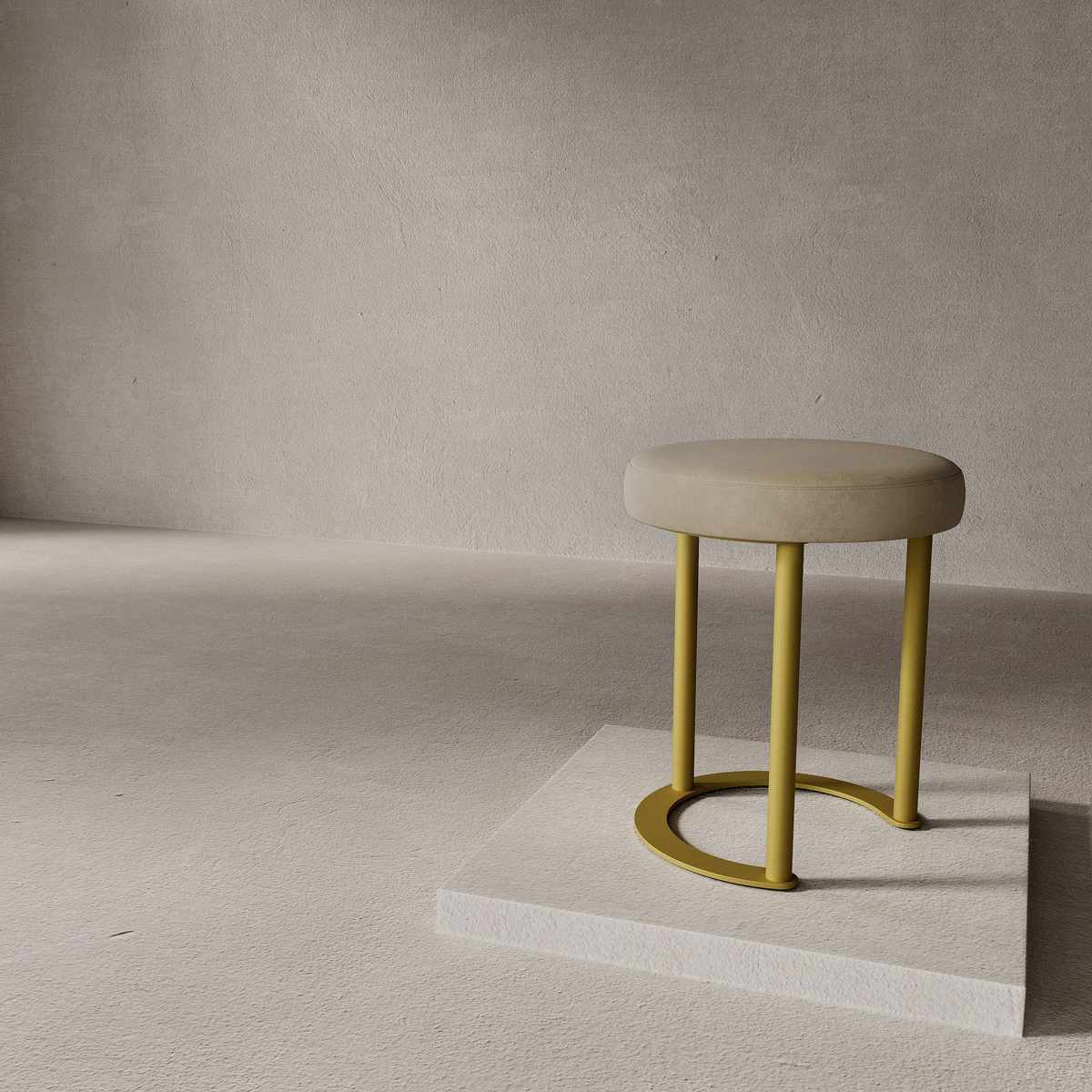 HORSIX Pouf Gold