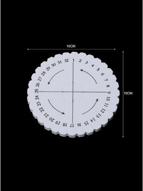 ЕОНК - Диск для кумихимо квадратный для плетения шнуров 10,2x10,2x1 см - - руб.