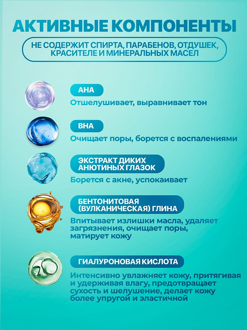 HADA LABO Пенка для умывания лица с кислотами AHA+BHA 160 мл./ для