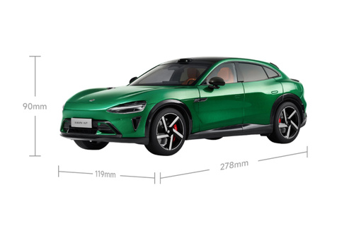 Xiaomi YU7 1:18 Модель автомобиля из легкого сплава купить на OZON