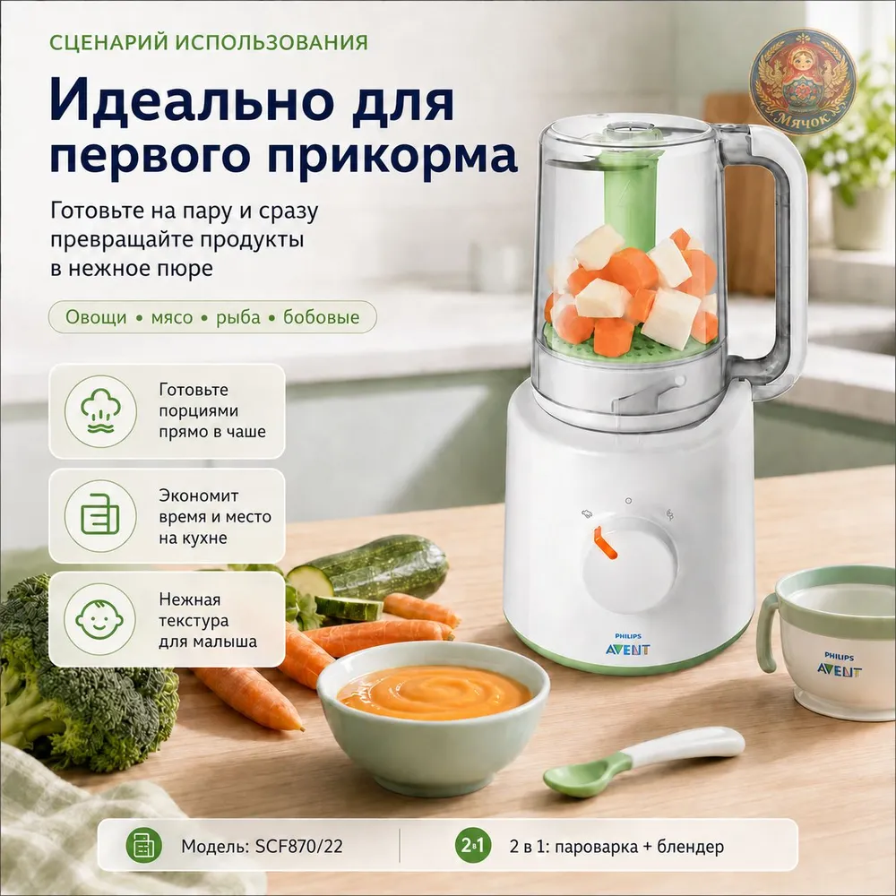 Портативный блендер 7FLOZT, белый, белый, фото 2