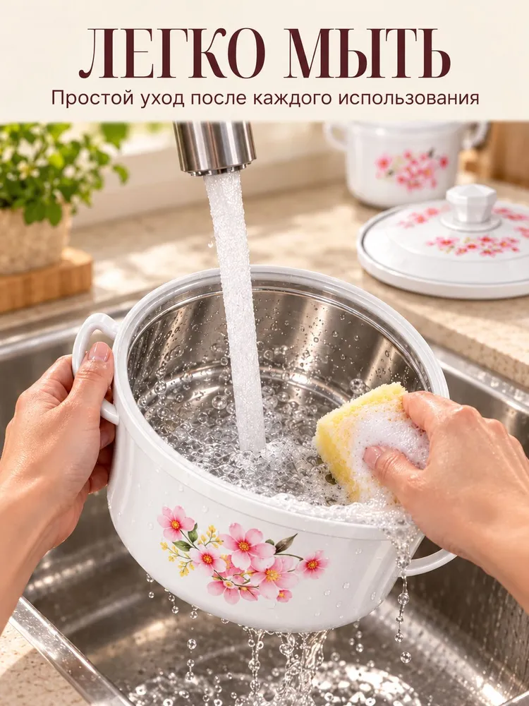 Термокастрюля, Forensis, набор термокастрюль 0,8/1,2/1,71 л с чашей из нержавейки тепло и свежесть до 5 ч., 1,71 л, фото 6