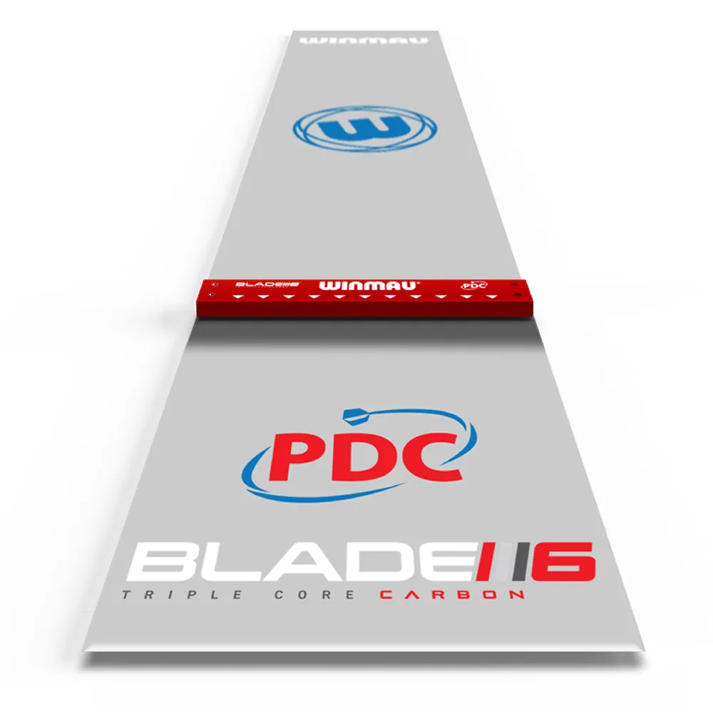 Профессиональный мат Winmau Dart Mat Clearzone PVC с рубежом броска. Для игры в Дартс., вариант, фото 6