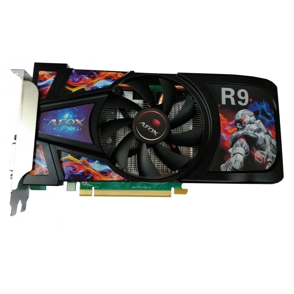 AFOX Видеокарта AFOX AFR9370-4096D5H4 Видеокарта R9 370 ATX Dual Fan 4GB GDDR5 256bit DVI HDMI DP (784009) {20} 4 ГБ (AFR9370-4096D5H4)