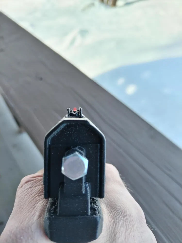 Полуавтоматический пистолет (Пэшка), черный, 20см