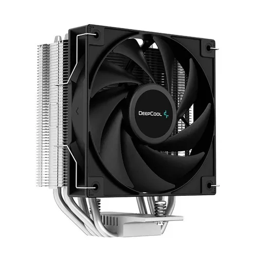 Кулер DEEPCOOL AG400 LGA1700/1200/115X/AM5/AM4 (TDP 220W, PWM, Fan 120mm, 4 тепл. трубки, черный) RE
