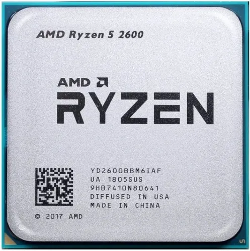 AM4 процессор AMD Ryzen 5 2600 (YD2600BBM6IAF) 3,4-3,9ГГц, 6 / 12, 65Вт