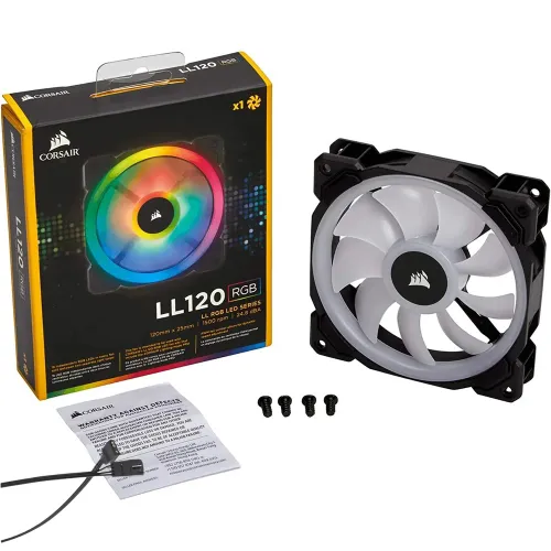CORSAIR LL120RGB вентилятор для компьютера 120мм бесшумные
