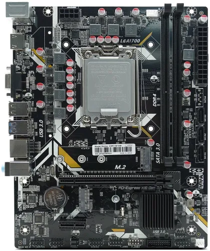 Материнская плата сокет LGA 1700 2*DDR4 micro-ATX Intel H610 CBR MB-AFH610M-RTL (MB-AFH610M-RTL)
