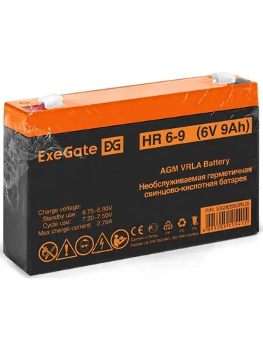 Батарея для ИБП Exegate EX282953 6В 9Ач