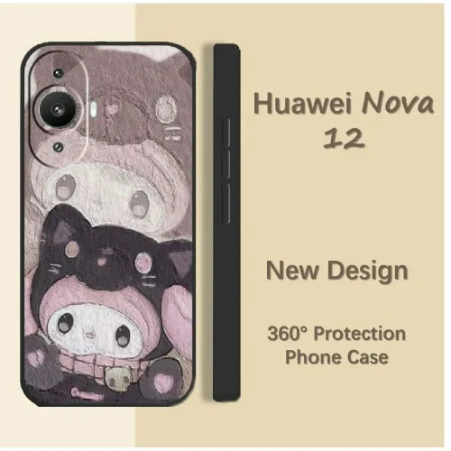 Parity подходит для Huawei Nova 12 полностью закрытый силиконовый чехол для телефона в мультяшном ст
