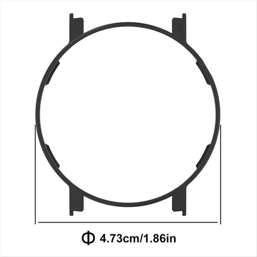 Полый защитный чехол для часов из поликарбоната (черный)