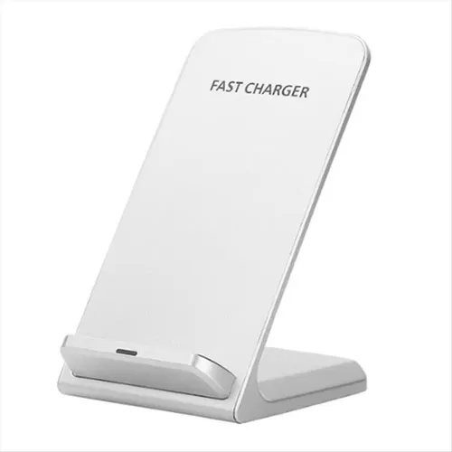 Беспроводная зарядка мощностью 15 Вт для Samsung S24 S23 S22 Ultra Vertical Wireless Charger (белая)