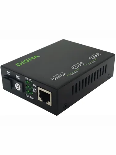 Медиаконвертер оптический Digma DMC-1F53-20B