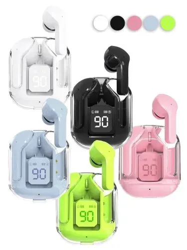 Наушники беспроводные с микрофоном, Bluetooth, USB Type-C, розовый