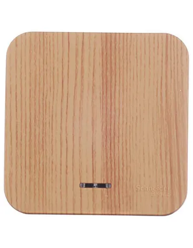 Выключатель Systeme Electric Blanca одноклавишный накладной ясень с подсветкой