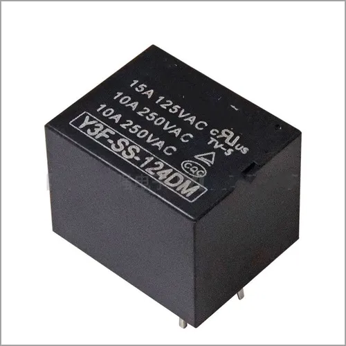 3pcs Реле Y3F-SS-124DM 4-контактное нормально разомкнутое (NO) 24В DC 10А 250V AC для ремонта бытово