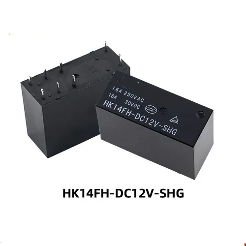 Реле HK14FH-DC12V-SHG, 8-контактное, 16А, 1 переключающая группа (SPDT), 5V DC