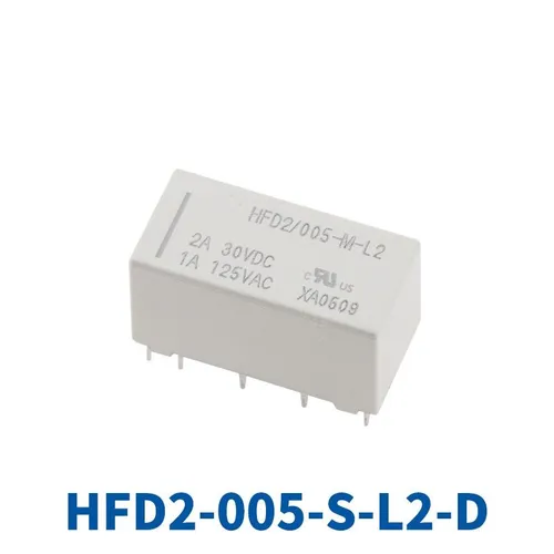 Реле герконовое HFD2-005-M-L2, 10 контактов, 1A, двойная катушка, стандартный тип