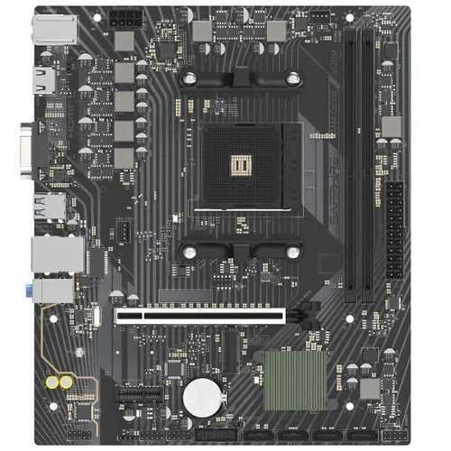 Материнская плата Sapphire A520M-E, Socket AM4, AMD A520, mATX, Ret 52119-04-40G