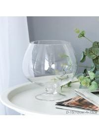 Ваза-флорариум стеклянная Бокал, 1,6 л, 10 15 см — фото 4