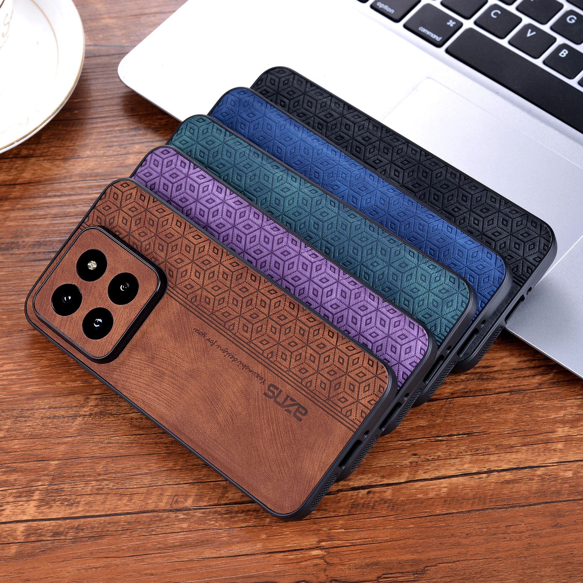 Простая кожа чехол для телефона Xiaomi 14 Pro(Сяоми 14 Pro, Ксиаоми 14 ...