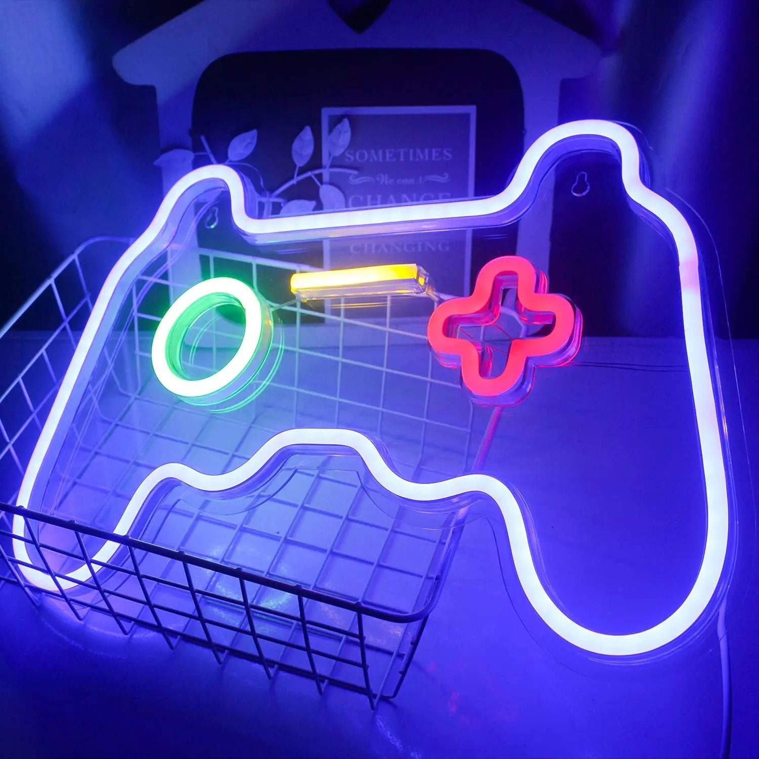 НеоноваявывескасветильникгеймпадXboxPlayStation