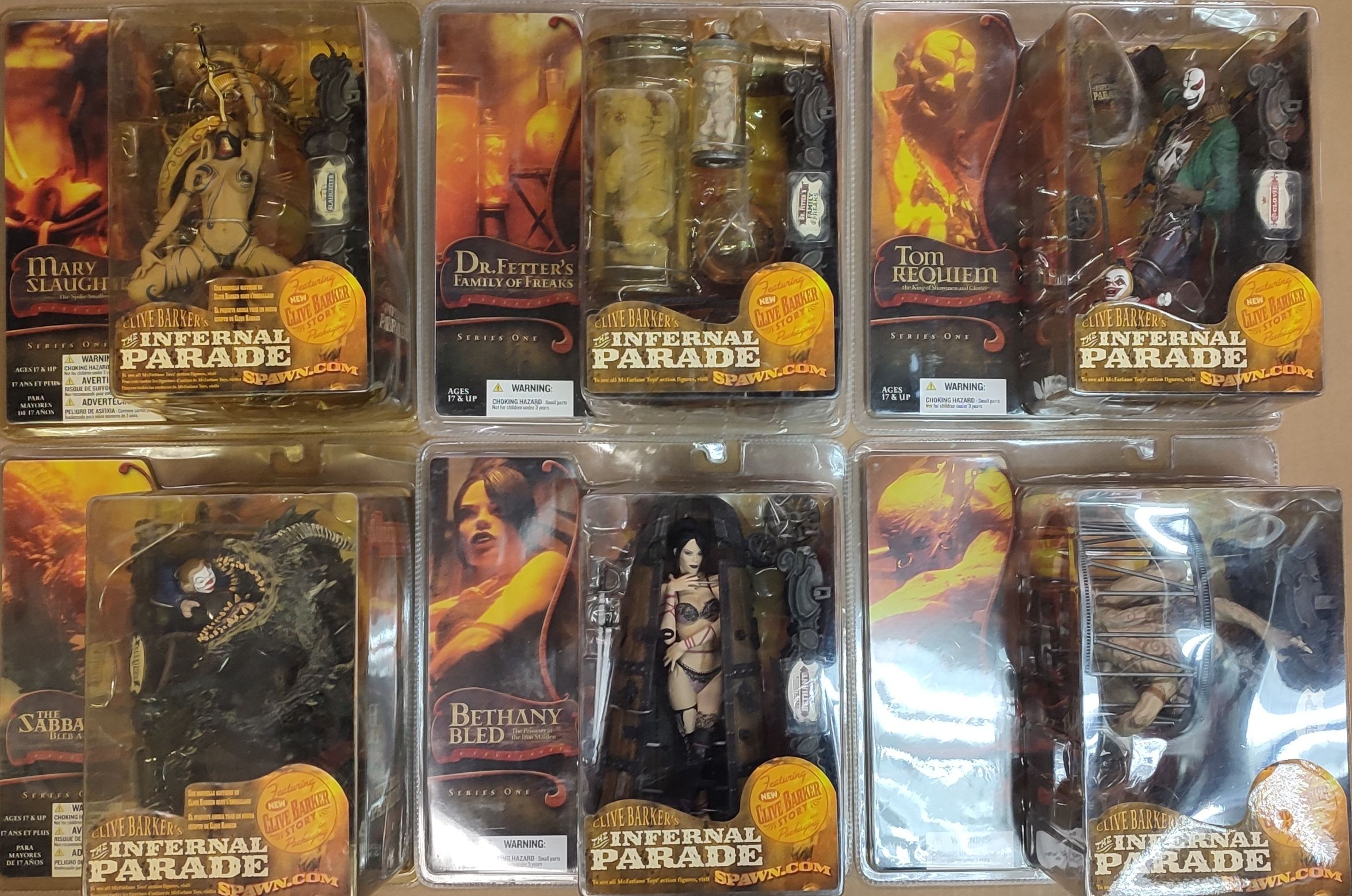 Комплект фигурок McFarlane Toys - Clive Barker's The Infernal