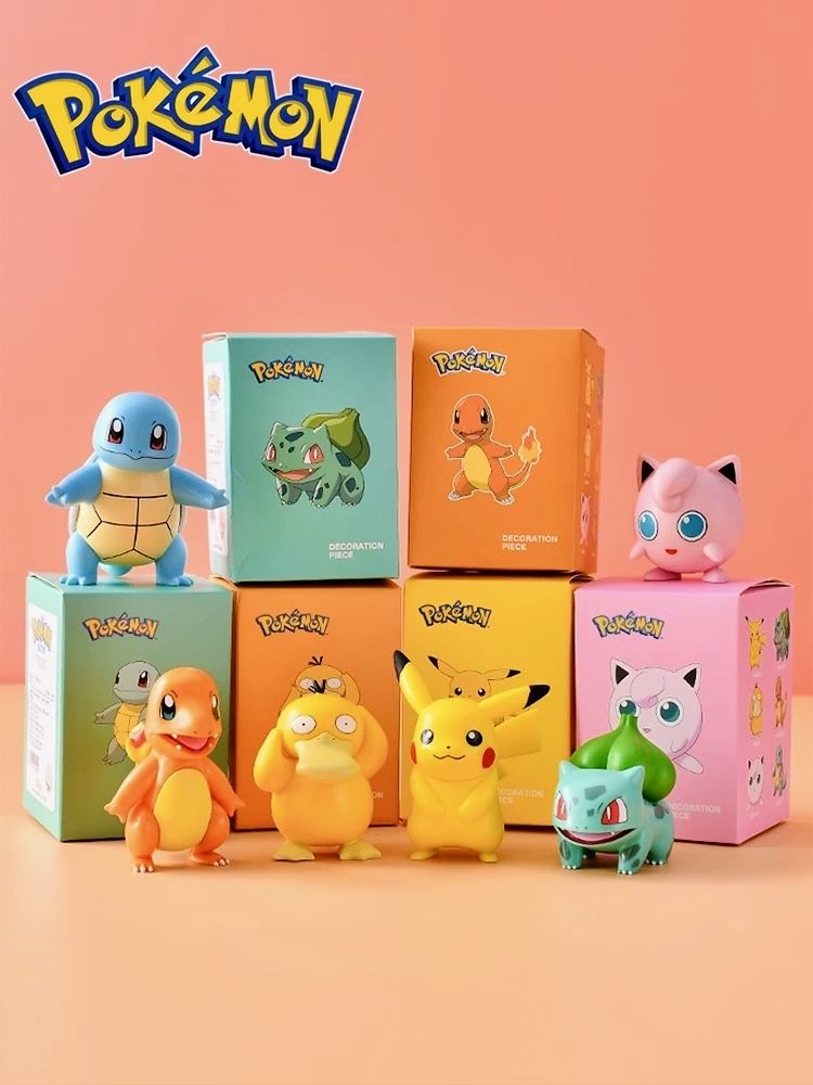 Pokemon Набор фигурок Покемон (6 шт.) (лицензия)