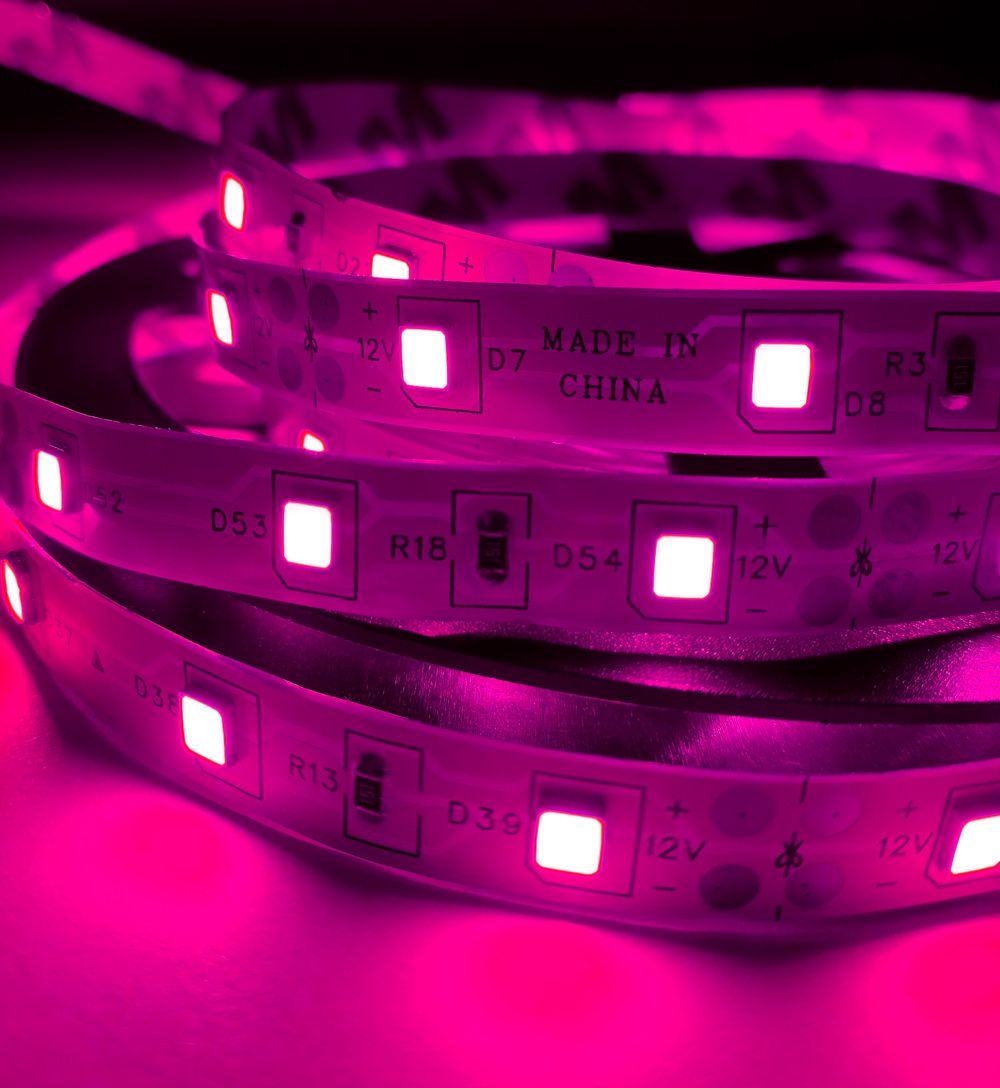 Шкала цветовой температуры светодиодных лент от теплого до холодного белого