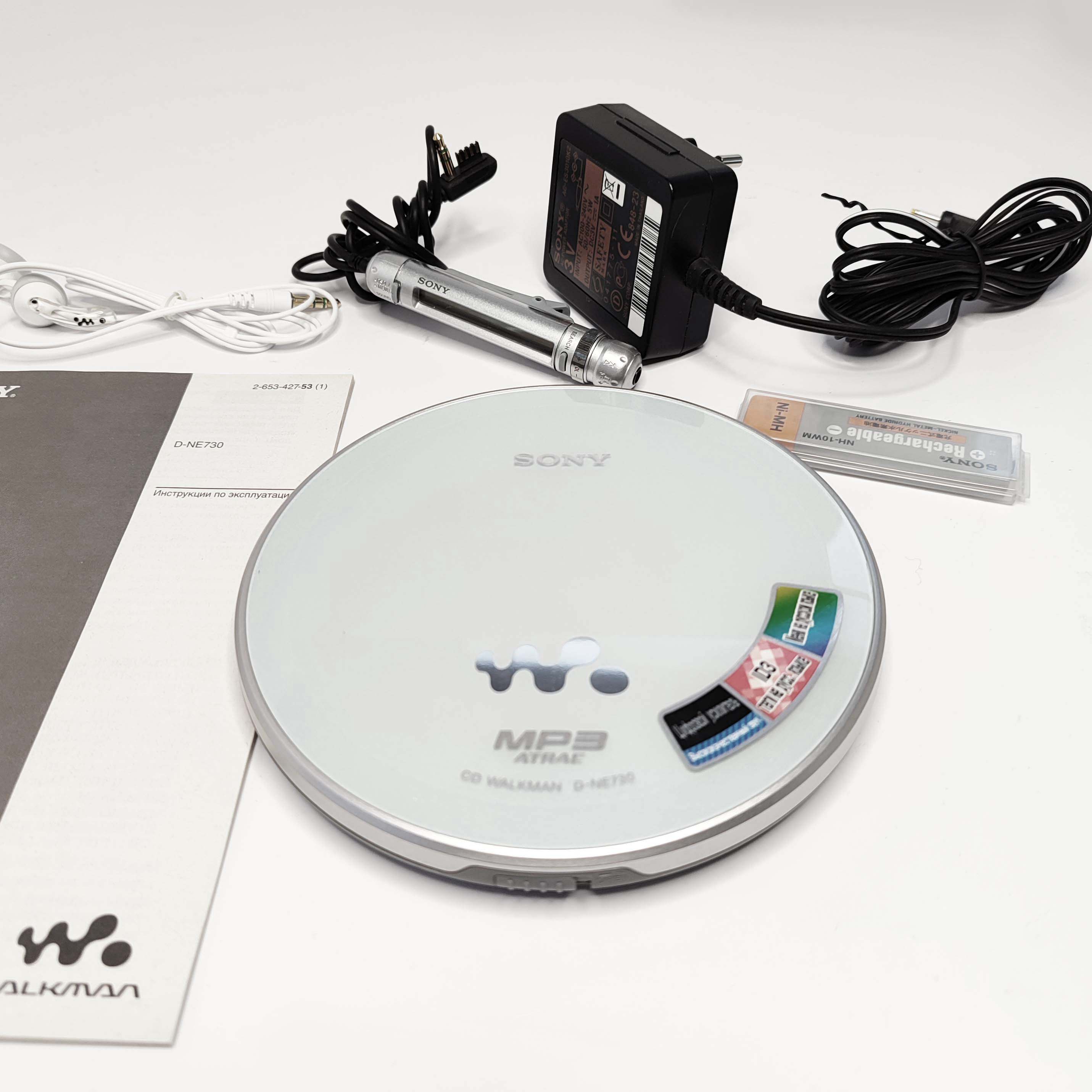 Портативный CD-плеер Sony Walkman D-NE730 (начало 2000-х) купить
