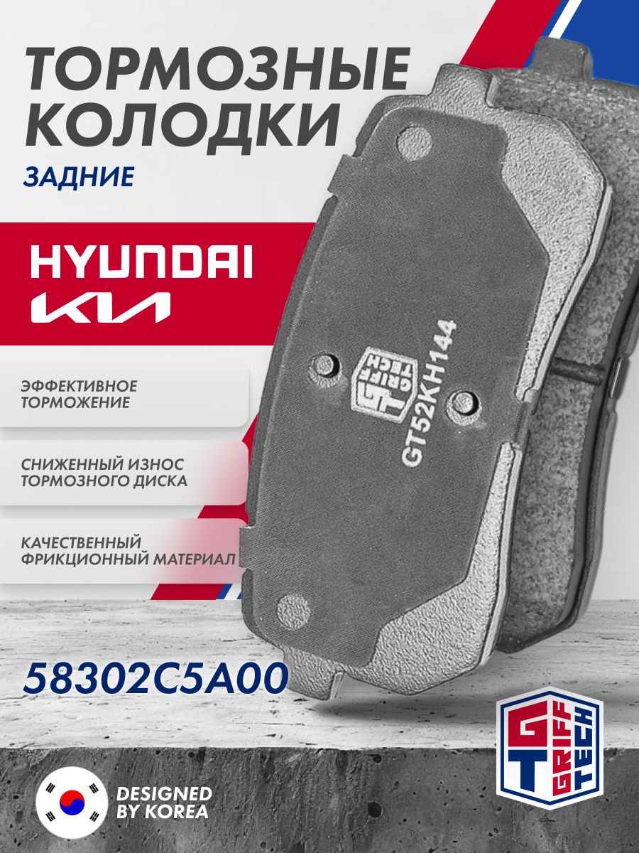Колодки тормозные задние KIA Sorento Prime, Carnival HYUNDAI H-1 Кия ...