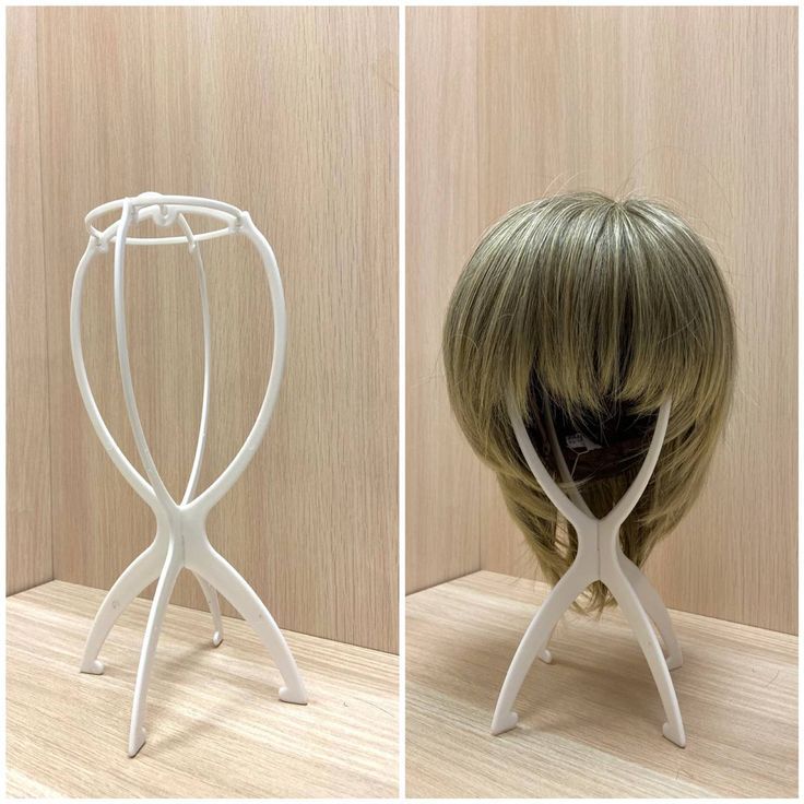 сушка парика на подставке манекене