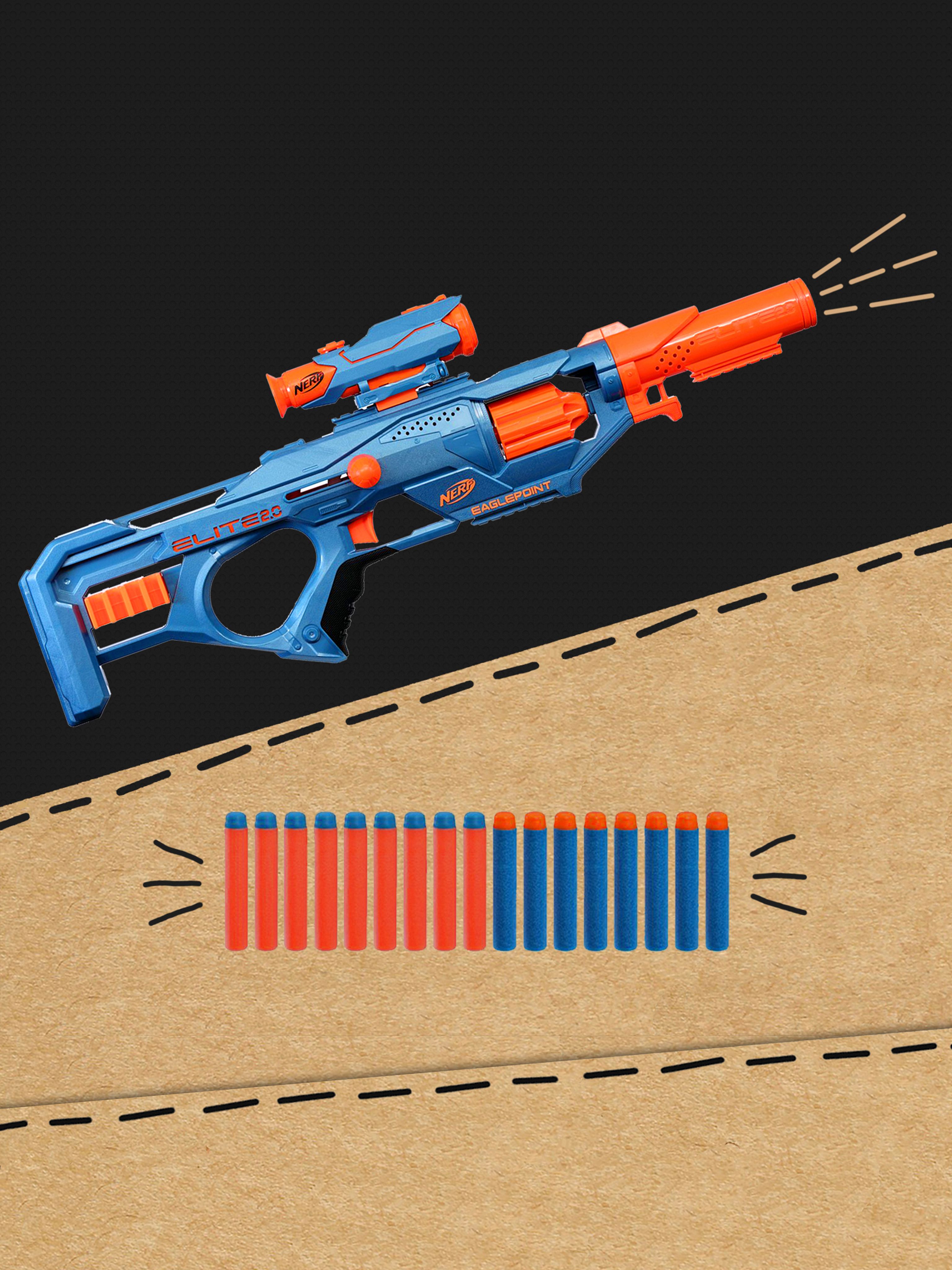 【超美品】NERF Elite 2.0 Eaglepoint Fortnite Nerf Elite 2.0 Eaglepoint купить на OZON по низкой цене