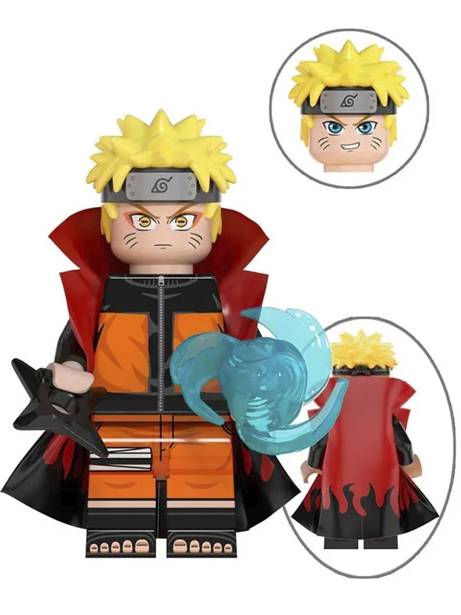 Фигурка Наруто в режиме отшельника / Naruto / Минифигурка Аниме
