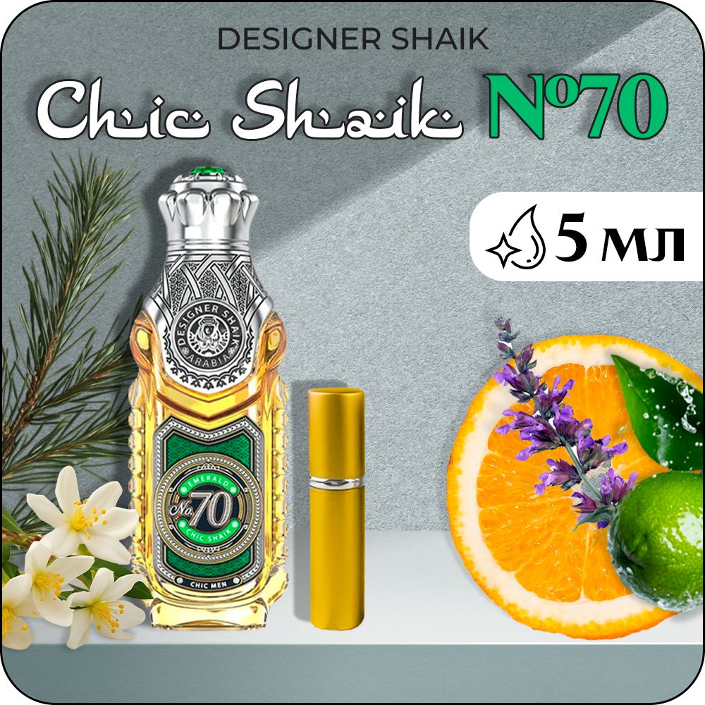 DESIGNER SHAIK Chic Shaik № 70 Парфюмерная вода мужская 5 мл купить